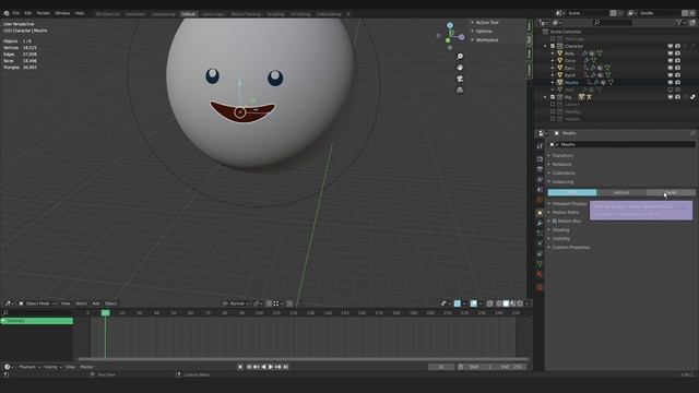 How to create a simple 2d face rig in blender (Robot face) смотреть онлайн