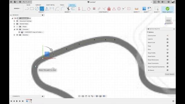 Creating India Map in Fusion 360 смотреть онлайн