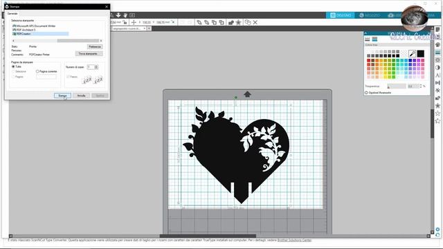 ScanNCut Canvas Tutorial #5 - convertire file silhouette in svg смотреть онлайн