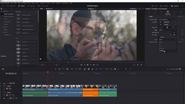Editing page in Davinci Resolve تعلم المونتاج في смотреть онлайн