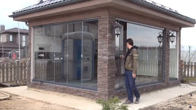 ВИП беседка безкаркасное остекление смотреть онлайн