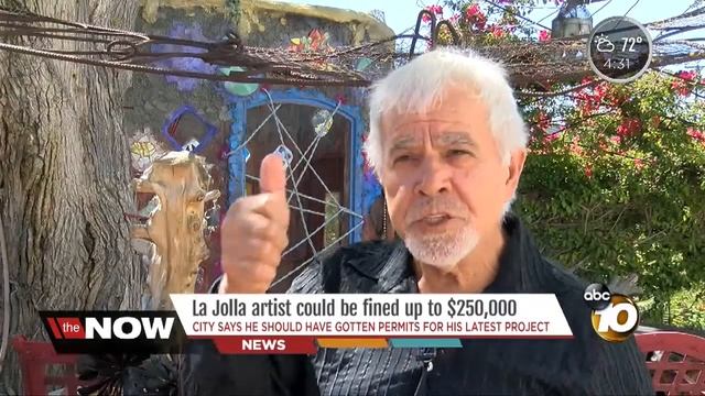 La Jolla artist could be fined up to $250,000 for sculpture смотреть онлайн