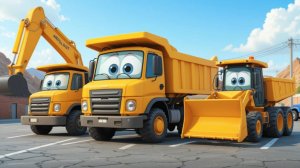 Песенка про СТРОЙКУ для малышей | Песенка про машинки | Мультики про машинки