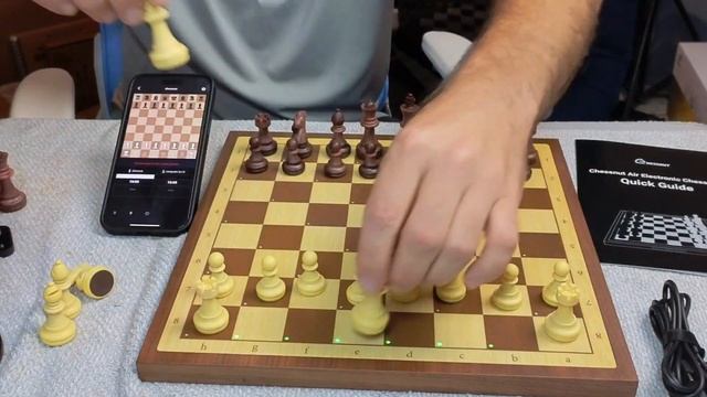 Chessnut Air Electronic Chess Set/ A Magnificently Handcrafted Wooden Chess Board