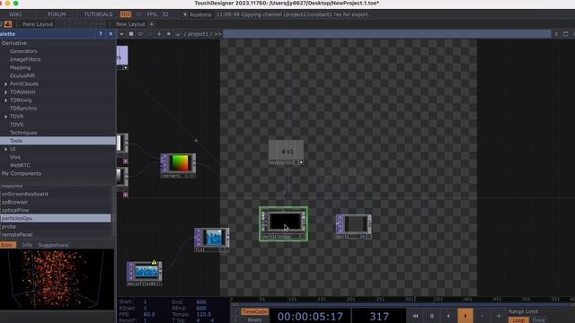 Moving Mountains in Particle Form | TouchDesigner Tutorial | GPU Particle Animation смотреть онлайн