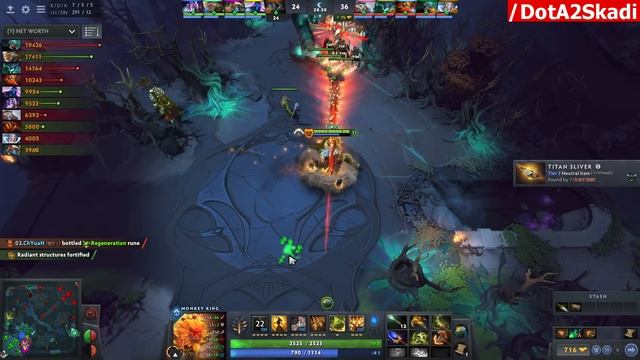 23savage Monkey King 12K MMR vs Drew Weaver EpicGame Carry Battle Dota 2 pro Gameplay смотреть онлайн