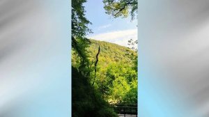 Водопад Псыдах, каскад из трёх водопадов.