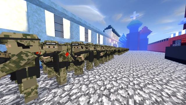 ПАРАД В ЧЕСТЬ ДНЯ ПОБЕДЫ В МАЙНКРАФТ! #minecraft #майнкрафт #mcpe #парад9мая #деньпобеды #россия смотреть онлайн