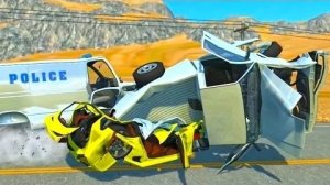 Аварии на высокой скорости BeamNG Drive #6