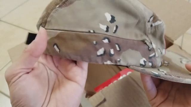 Unboxing SUPREME Side Zip Camp Cap Desert Camo FW17 Week 7! October 2017! смотреть онлайн