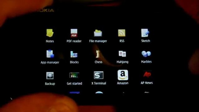 The new-Nokia N900 smartphone / Maemo 5 / MULTITASKING in action 2011
