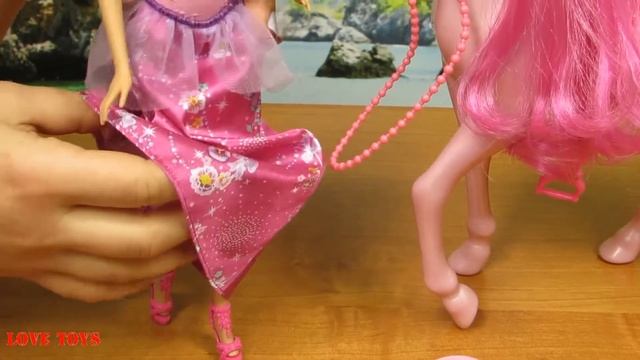 Barbie Princess Doll and Regal Unicorn Set - Mattel - BJP46 смотреть онлайн