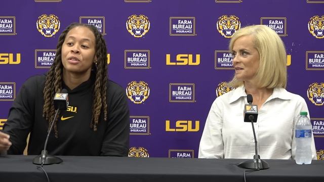 LSU Kim Mulkey introduces Seimone Augustus to her Tiger coaching staff смотреть онлайн
