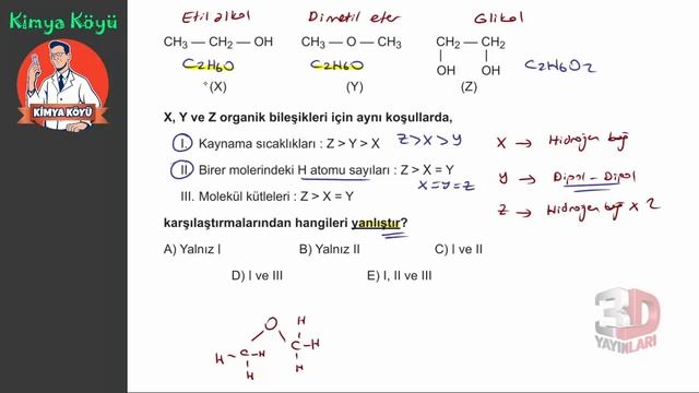 AYT Kimya Soru Bankası Bölüm 09 Test 18 Soru Çözümleri смотреть онлайн