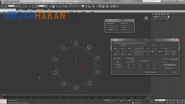 3Ds Max Array Tool смотреть онлайн