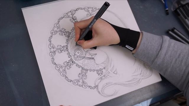 The Agent & The Artificer | Time Lapse Watercolour Speed Painting смотреть онлайн