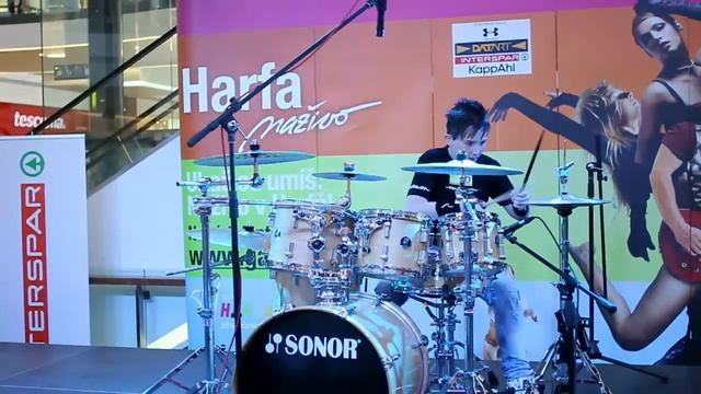 16. Jan Nezval alias Johny - drum show - Harfa naživo смотреть онлайн