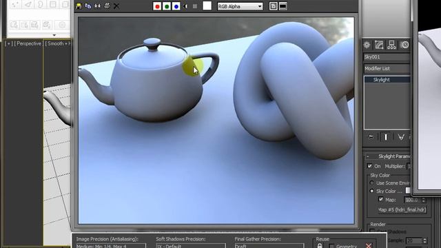 3DS Max HDRI Light Tutorial смотреть онлайн