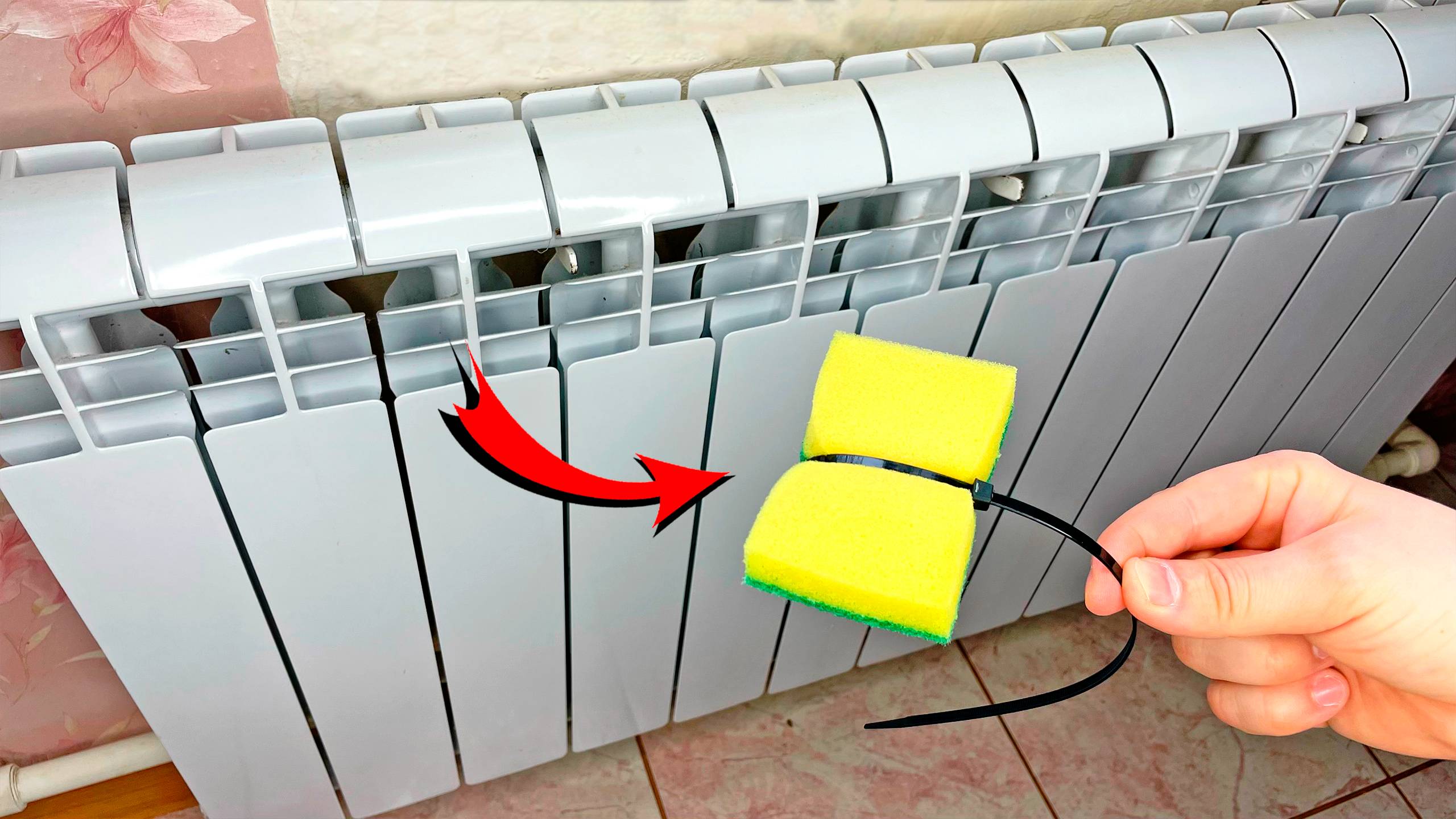 Как ПОМЫТЬ РАДИАТОР ОТОПЛЕНИЯ, не СНИМАЯ его со СТЕНЫ? Как помыть батареи отопления внутри от пыли? смотреть онлайн