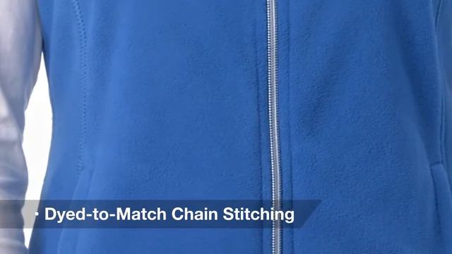 Port Authority Ladies Microfleece Vest L226 With Custom Embroidery смотреть онлайн