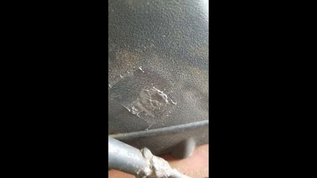 Plastic gas tank hole repair смотреть онлайн