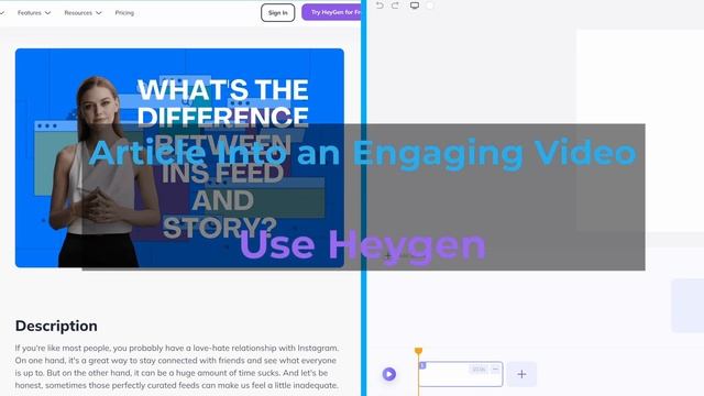 How to Convert an Article into a Video in 4 easy steps смотреть онлайн