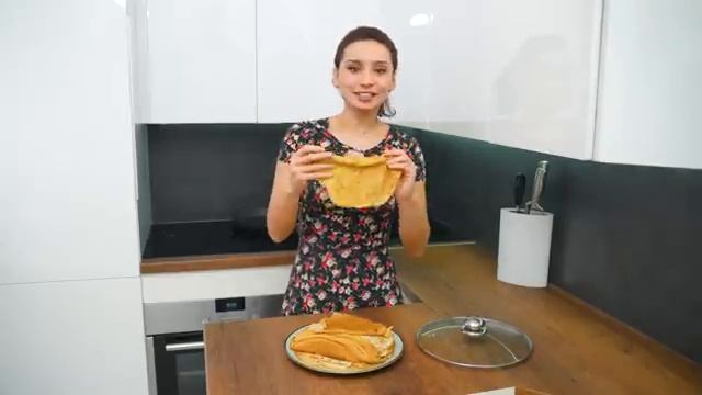 Блинчики (налистники) с пышной творожной начинкой! Блины с творогом смотреть онлайн