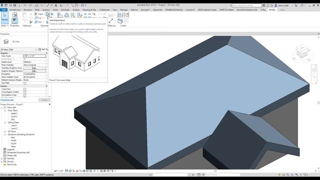 R-21 | How to Join Roofs | Dormer/Gable Roof | Revit Tutorial | Beginner смотреть онлайн