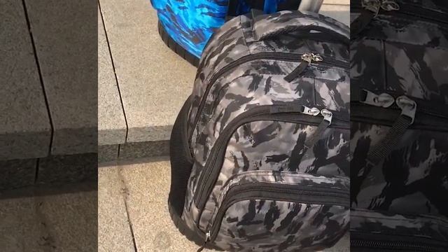 9 Colors Rolling Backpacks for Kids, School Bags with Wheels Travel Bag Rucksack Waterproof смотреть онлайн