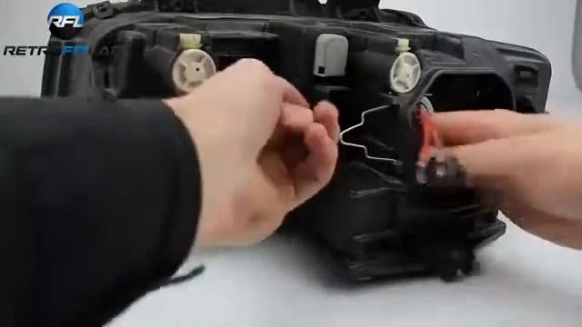 Audi A4 B6 Mini H1 Bi xenon projector retroquick kit installation instructions смотреть онлайн