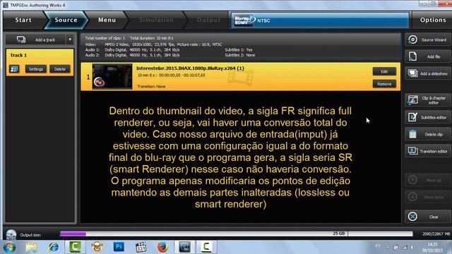 Converter MKV para Blu Ray Adicionando Audio Dublado, Legenda e MenuTutorial TMPGEnc Authoring Work смотреть онлайн