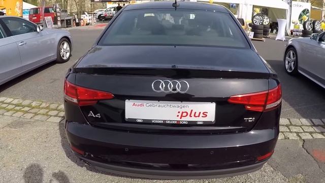 AUDI A4 SEDAN B9 LIMOUSINE !! NEW MODEL 2016 !! BLACK COLOUR !! WALKAROUND !! смотреть онлайн