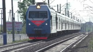 Китайский поезд "ПЕКИН-МОСКВА-ПЕКИН" в Красноярске летом | Железная дорога