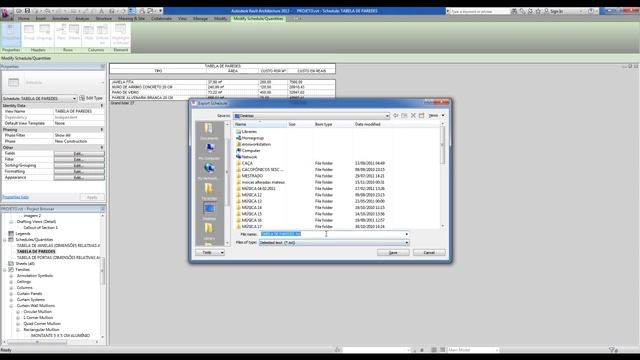 REVIT 2012 - TUTORIAL 26 - TABELAS DE QUANTITATIVOS E ORÇAMENTOS смотреть онлайн