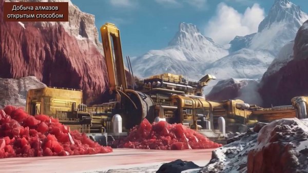 Добыча Алмазов открытым способом (ai)