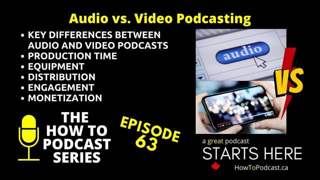 Audio vs Video Podcasting - The Podcast Owner's Manual Mini Series - How To Podcast Series смотреть онлайн