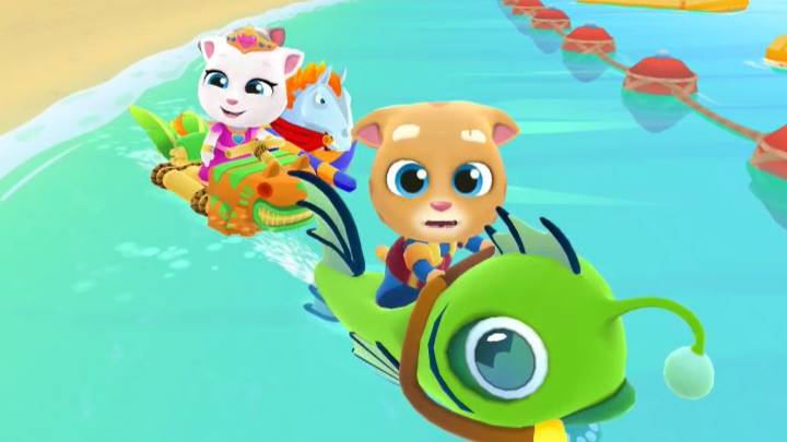 Мультики для детей - Аквабайк Мой говорящий Джинджер Talking Tom Jetski 2 смотреть онлайн