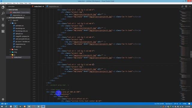 PSD to HTML Class 7 | Bangla Tutorial смотреть онлайн