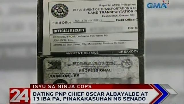 24 Oras: Dating PNP Chief Oscar Albayalde at 13 iba pa, pinakakasuhan ng Senado смотреть онлайн