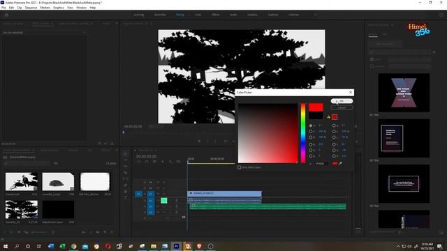 Adobe Premiere pro Tutorial : How to add solid layer | solid background color layer смотреть онлайн