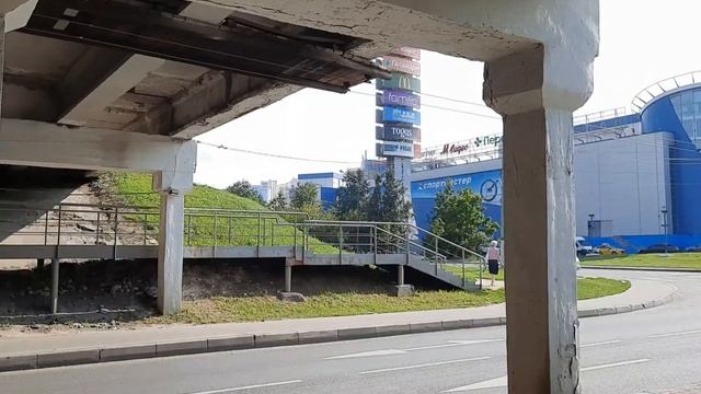 Поездка на троллейбусе Авангард по 1 маршруту в городе Химки смотреть онлайн