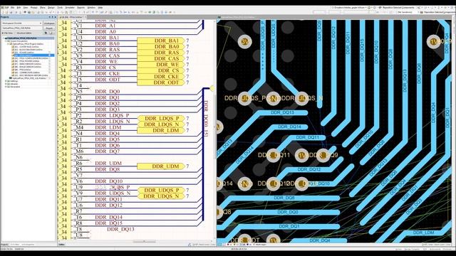 FPGA + DDR2 layout take 1 (Failed attempt) смотреть онлайн