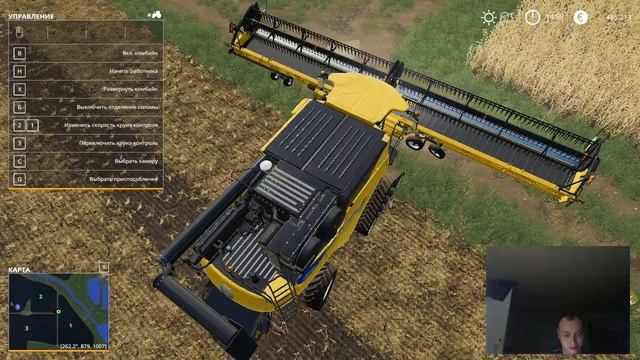 FarmingSimulator2019Game   карта Россвет    покупка поля 3    ипокупка камбайны и уборка поле