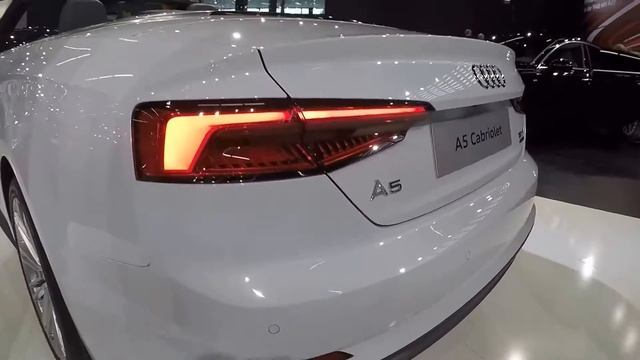 Audi A5 Cabriolet S Line Quattro Convertible White Colour Sport Cabrio Walkaround + Interior K1222