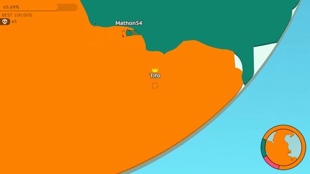 Paper.io 2 [Teams] Map Control: 100.00% смотреть онлайн