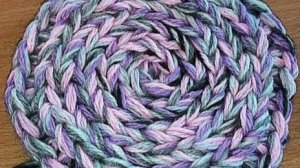 Круглый коврик по спирали