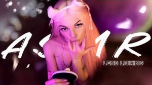 SOLY ASMR - LENS LICKING LICKING 3DIO MOUTH SOUND EATING EARS