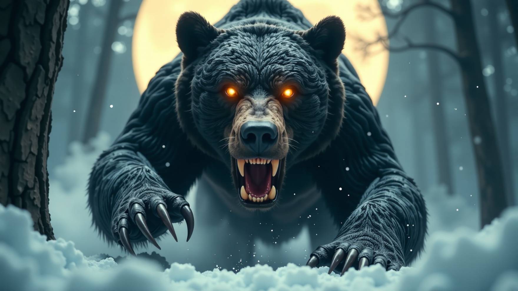 Метал/Рок Музыка от Нейросети: CyberKas - Тень медведя | AI Music & Video смотреть онлайн