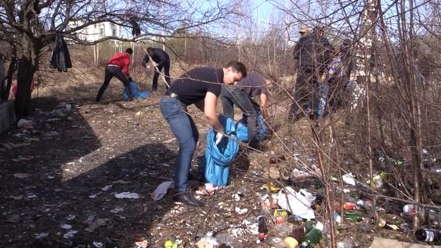 Губернатор на субботнике