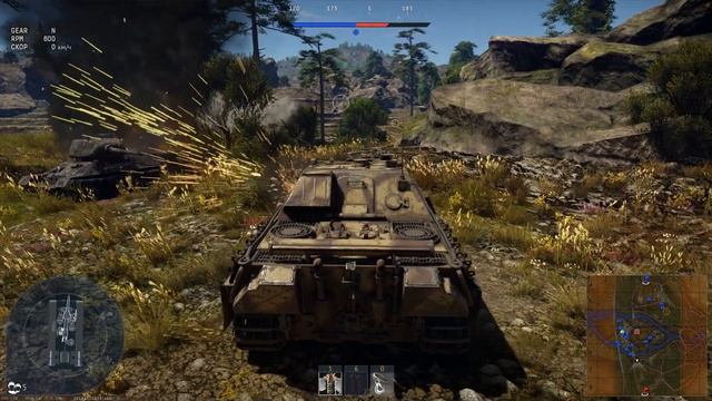 Jagdpanther-танкующая самоходка,которая может и "ЩИ" сломать!!! смотреть онлайн